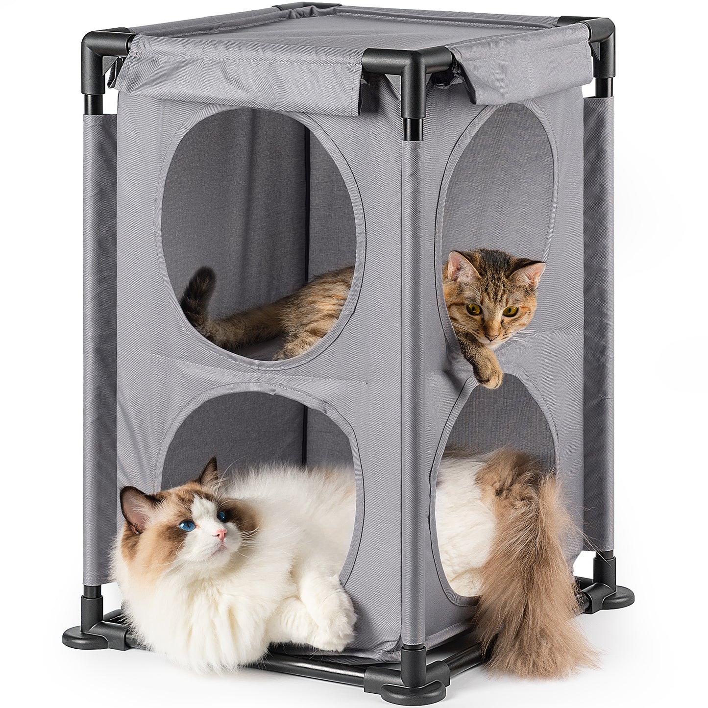 2-Level Cat House&Condo