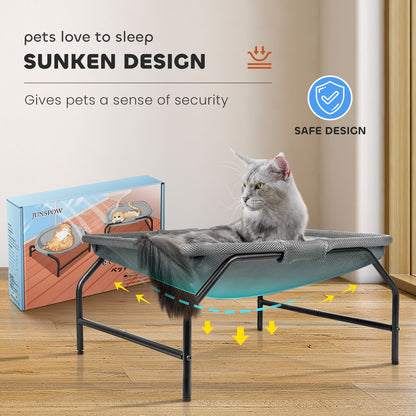 Gray Square Pet Bed [Large]