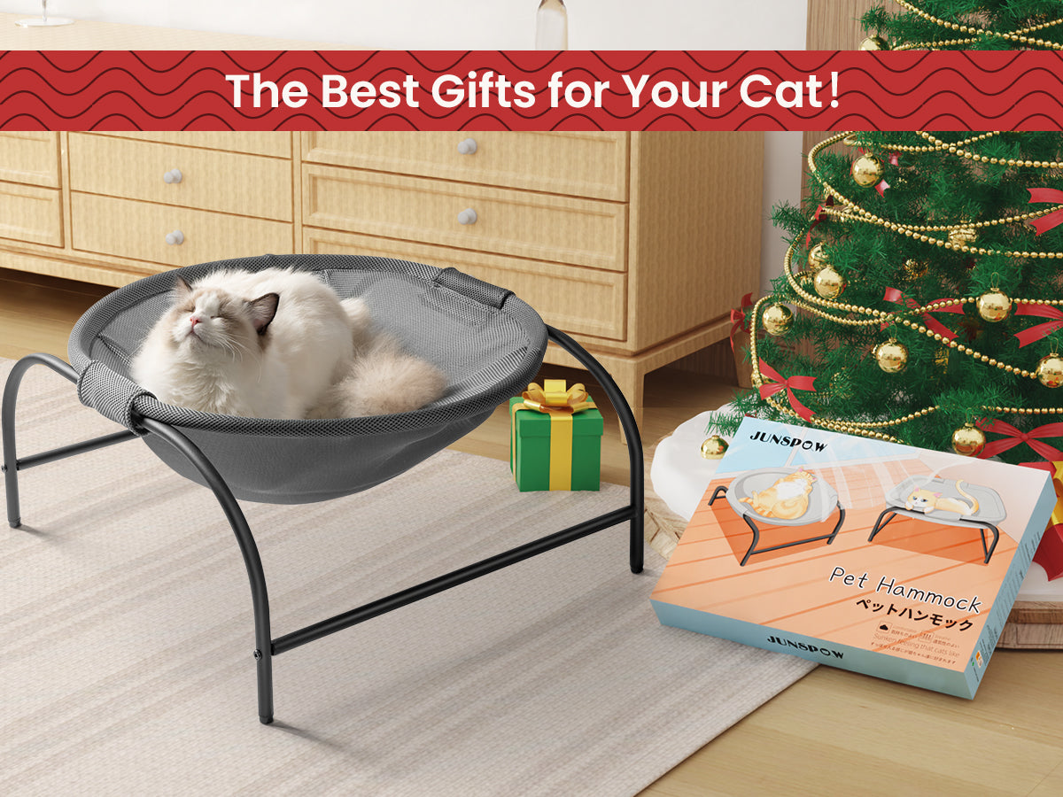 Gray Round Cat Bed [Large]