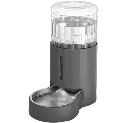 4L Cat Water Dispenser with Placemat and Stainless Steel Bowl
