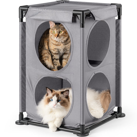 2-Level Cat House&Condo