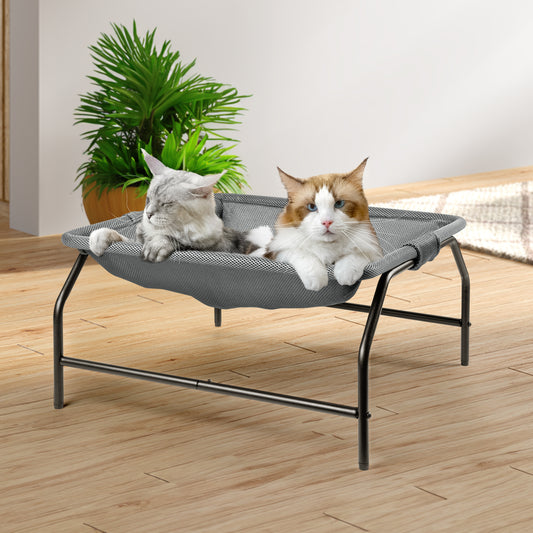Gray Square Pet Bed [Large]
